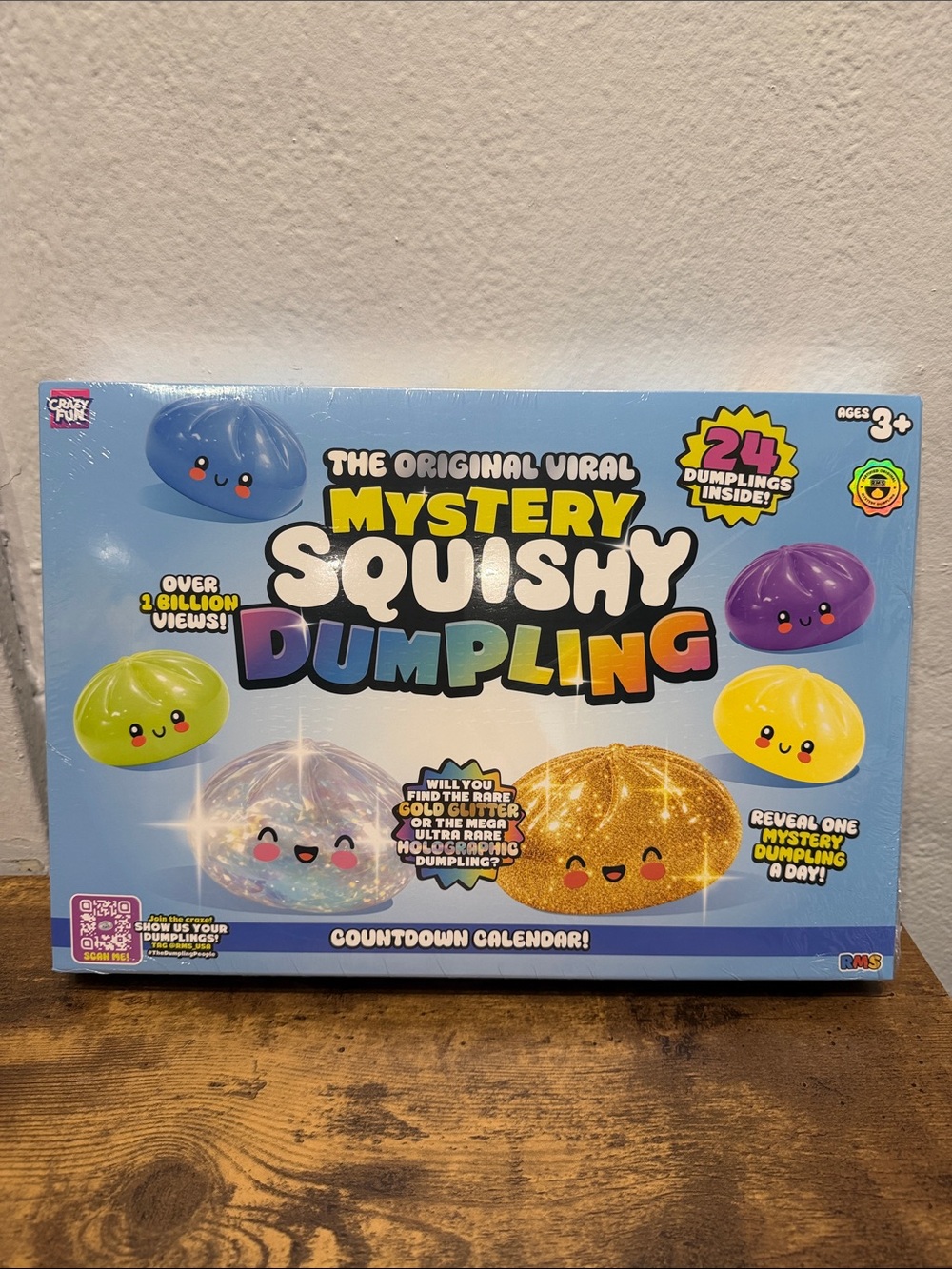 RMS Crazy Fun Mystery Squishy Dumpling Countdown Calendar 25 Dumplings Inside